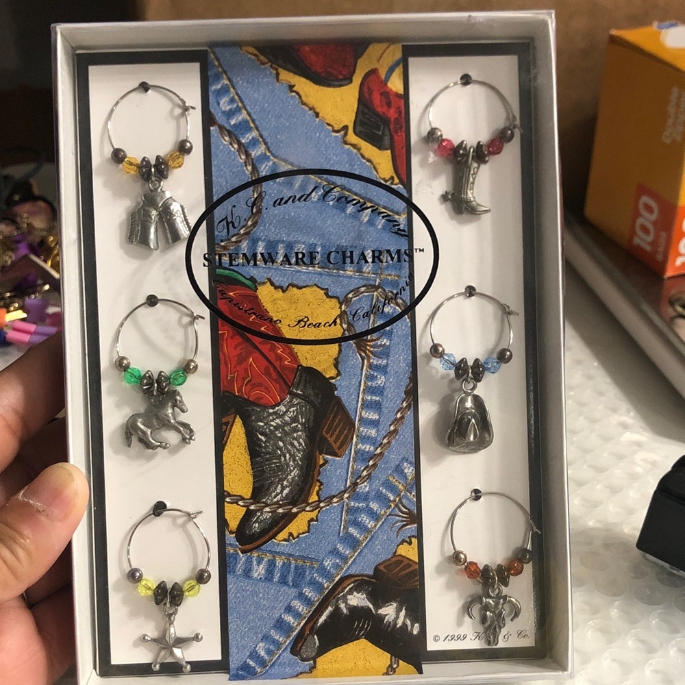Stemware Charms Set - Multicolor